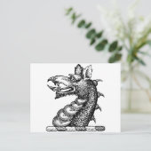 Drachenkleidung 9 postkarte (Stehend Vorderseite)