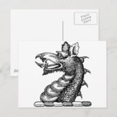 Drachenkleidung 9 postkarte (Vorne/Hinten)