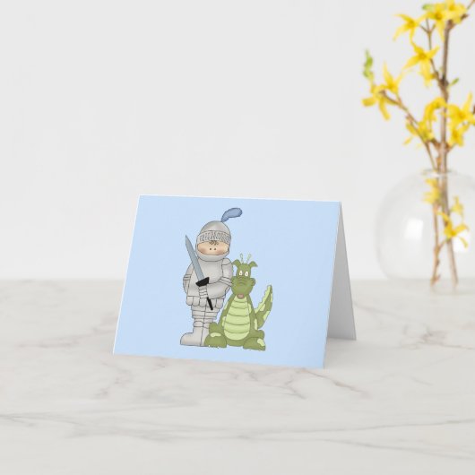 Drachenknight - leere Karte (Gelbe Blume)