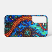 Drachenkomet: Celestial Flame Samsung Galaxy Hülle (Rückseite (Horizontal))