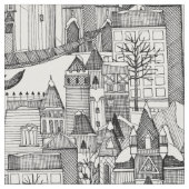 Drachenkönigwinterweiß Stoff (Nahaufnahme)