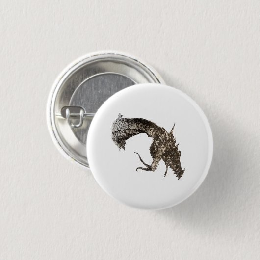 Drachenkopf Button (Vorne & Hinten)