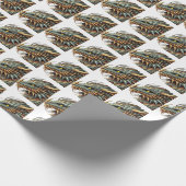 Drachenkopf Geschenkpapier (Ecke)