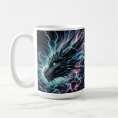 Drachenkopf in einem Gewitter mit Blitz Kaffeetasse (Links)