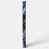 Drachenkopf in einem Gewitter mit Blitz Samsung Galaxy Hülle (Linke Seite)