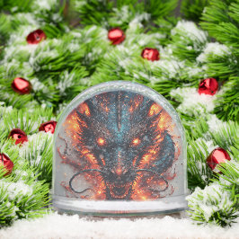 Drachenkopf mit scharfen Augen Schneekugeln