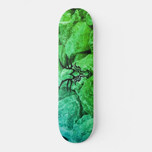 Drachenkopf, Skateboard (Vorderseite)