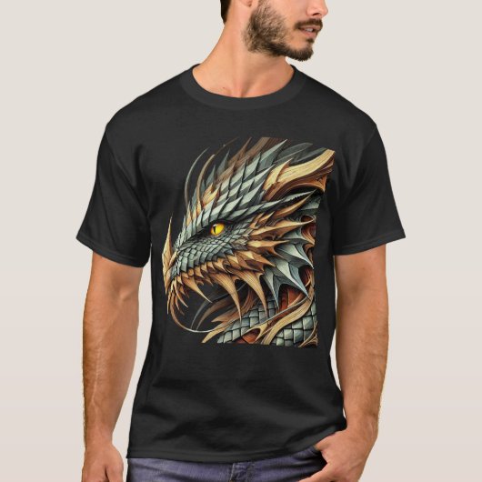 Drachenkopf T-Shirt (Vorderseite)