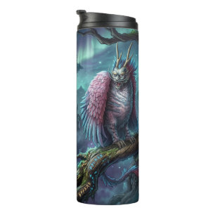 Drachenkopf-Vogelgottheit-Thermal-Tumbler Hallowee Thermosbecher
