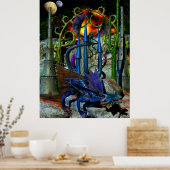 Drachenkriege: Die Art des Uhrturms Poster (Küche)