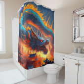 Drachenkunst Duschvorhang (Beispiel)