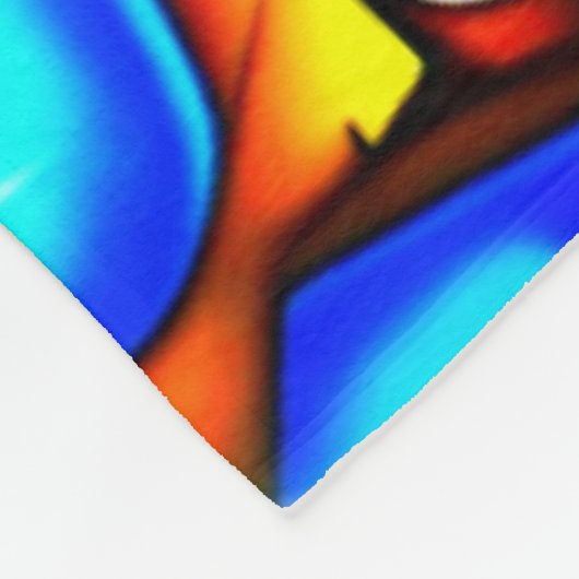 Drachenkunst Fleecedecke (Ecke)