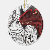 Drachenkunst Keramikornament (Links)