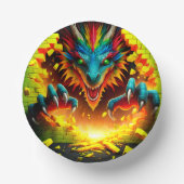 Drachenkunst Pappteller (Vorderseite)