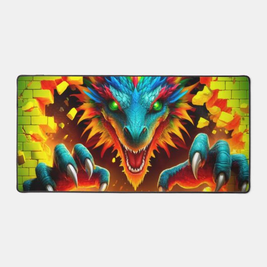 Drachenkunst Schreibtischunterlage (Vorderseite)