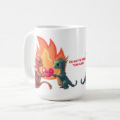 Drachenliebe-Tasse Kaffeetasse (Vorderseite Links)