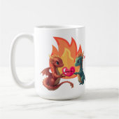 Drachenliebe-Tasse Kaffeetasse (Links)