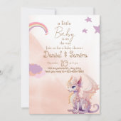 Drachenmädchen Einladung (Vorderseite)