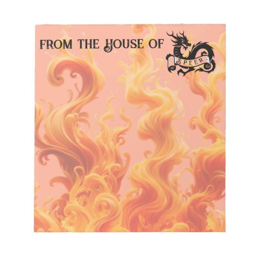 "Drachenmagazin für Fantasy-Liebhaber Notizblock (Vorderseite)