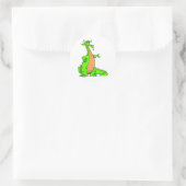 Drachenmagie 44 runder aufkleber (Tasche)