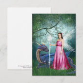 Drachenmagie Dankeskarte (Vorne/Hinten)