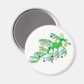 Drachenmagnet Magnet (Vorderseite/Rückseite)