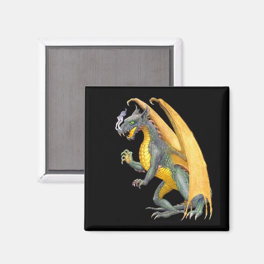Drachenmagnet Magnet (Vorderseite/Rückseite)