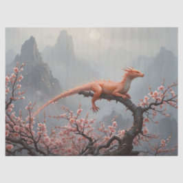 Drachenmärchen im Frühling Seidenpapier