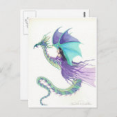 Drachenmärchen Postkarte (Vorne/Hinten)