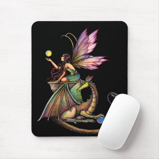 Drachenmaus und Drache von Molly Harrison Mousepad (Mit Mouse)