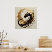 Drachenmondlicht Poster (Küche)