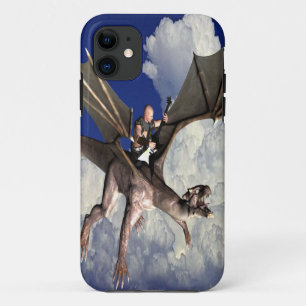 Drachenmusik in den Wolken iPhone 11 Hülle