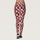 Drachenmuster 01.bx4 DRed BG Leggings (Rückseite)