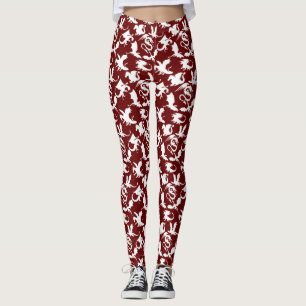Drachenmuster 01.bx4 DRed BG Leggings
