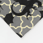 Drachenmuster 01.wx4x4.blue Gray BG Fleecedecke (Ecke)