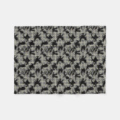 Drachenmuster 01.wx4x4.blue Gray BG Fleecedecke (Vorderseite (Horizontal))