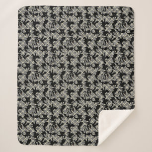 Drachenmuster 01.wx4x4.blue Gray BG Sherpadecke