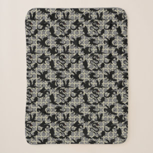 Drachenmuster 01.wx4x4.blue Gray BG Sherpadecke