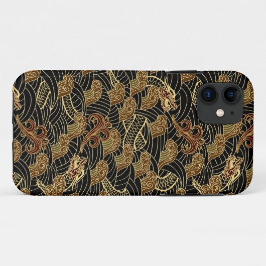 Drachenmuster Case-Mate iPhone Hülle (Rückseite (Horizontal))