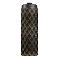 Drachenmuster für Schwarz und Gold-Glitzer