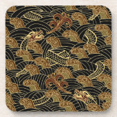 Drachenmuster Getränkeuntersetzer (Vorderseite)