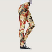 Drachenmuster im japanischen Tattoo-Stil Leggings (Rechts)