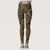 Drachenmuster Leggings (Vorderseite)