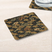 Drachenmuster Rechteckiger Pappuntersetzer (angewinkelt)