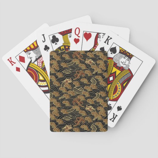 Drachenmuster Spielkarten (Rückseite)