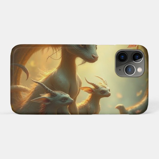 „Drachenmutter im goldenen Wald“ Case-Mate iPhone Hülle (Rückseite (Horizontal))