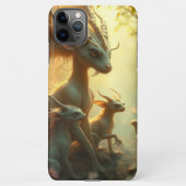 „Drachenmutter im goldenen Wald“ iPhone Hülle (Rückseite)