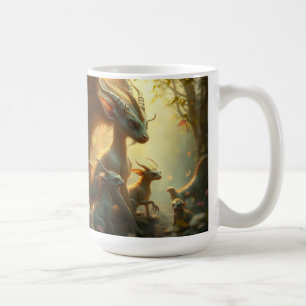 „Drachenmutter im goldenen Wald“ Kaffeetasse