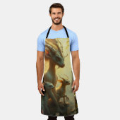 „Drachenmutter im goldenen Wald“ Schürze (Getragen)