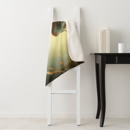 „Drachenmutter im goldenen Wald“ Sherpadecke (Beispiel)